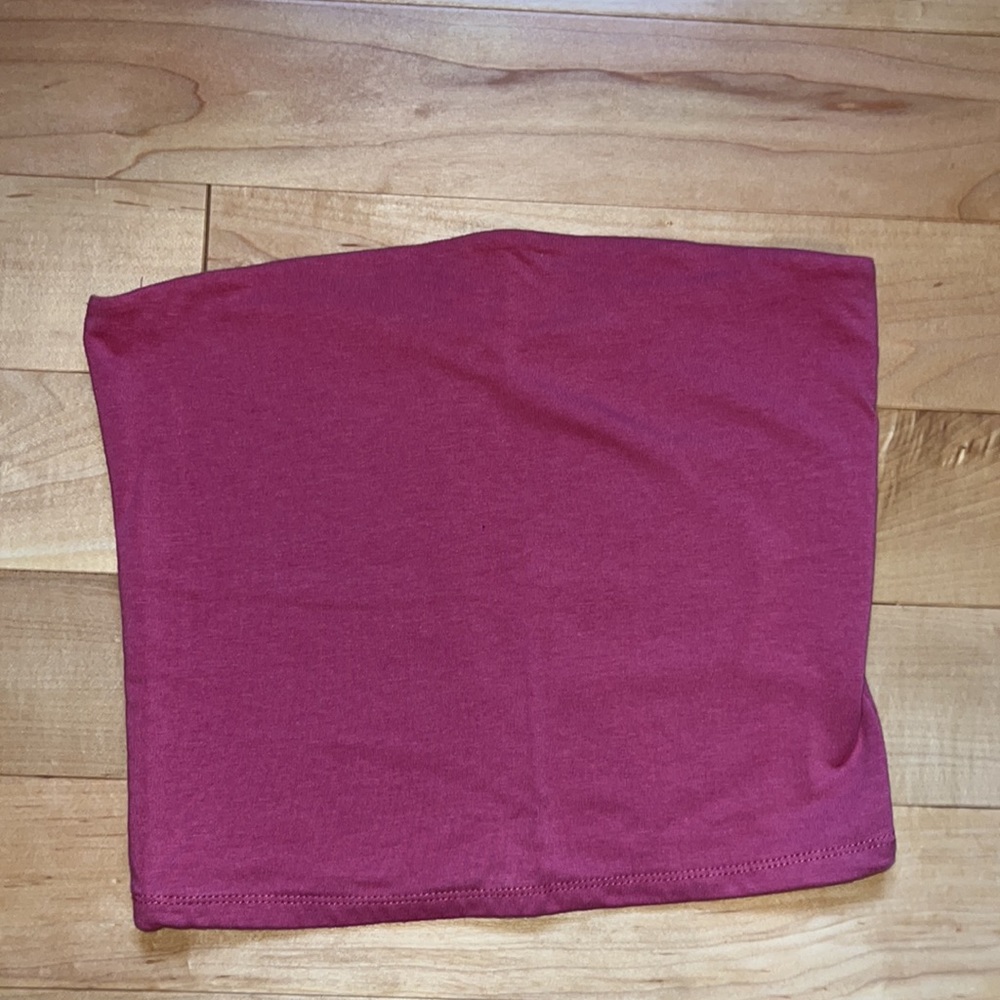 Destined (Tilly's) Salmon Pink Tube Top - Picture 2 of 5